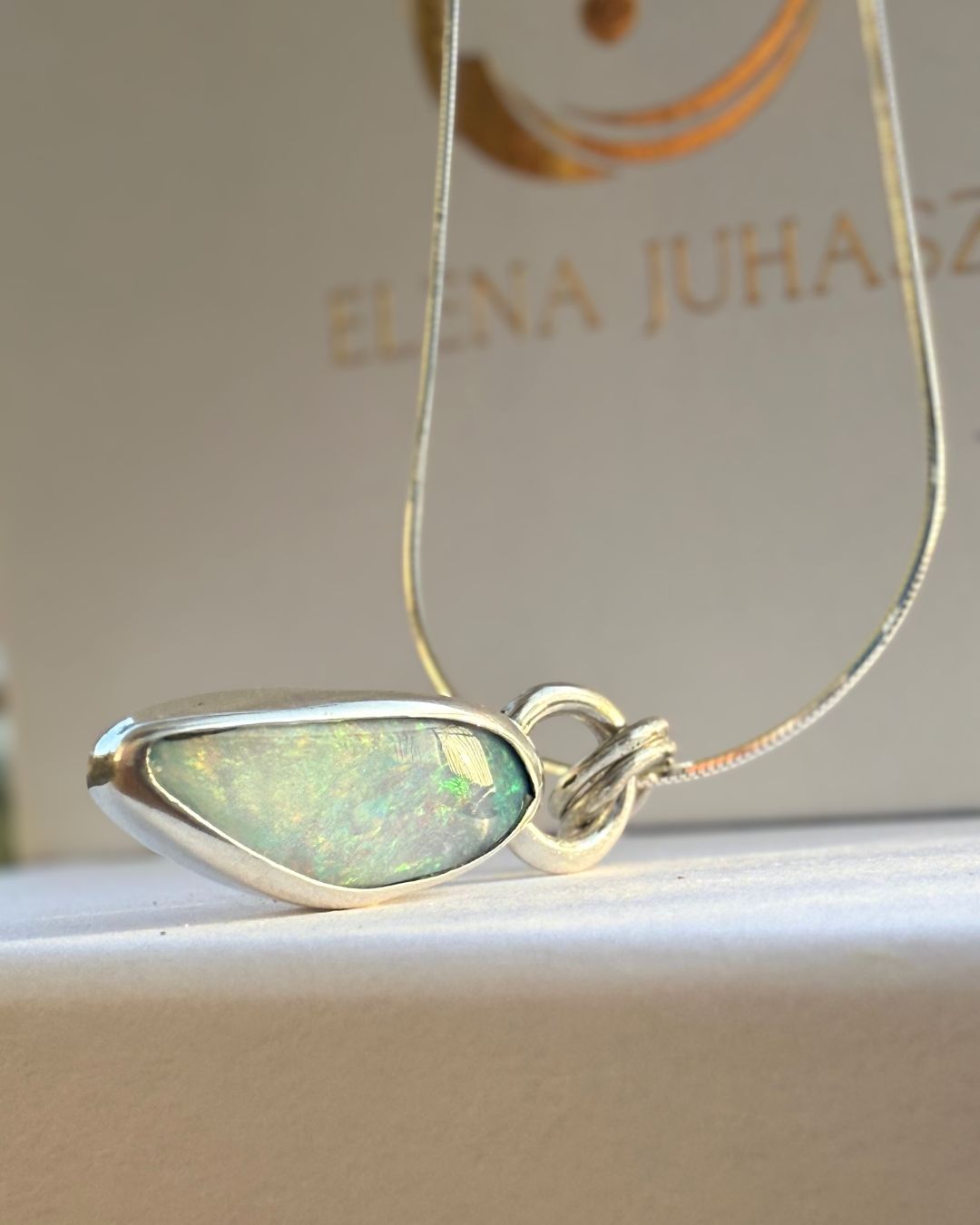 Unicorn boulder opal - 20in chain