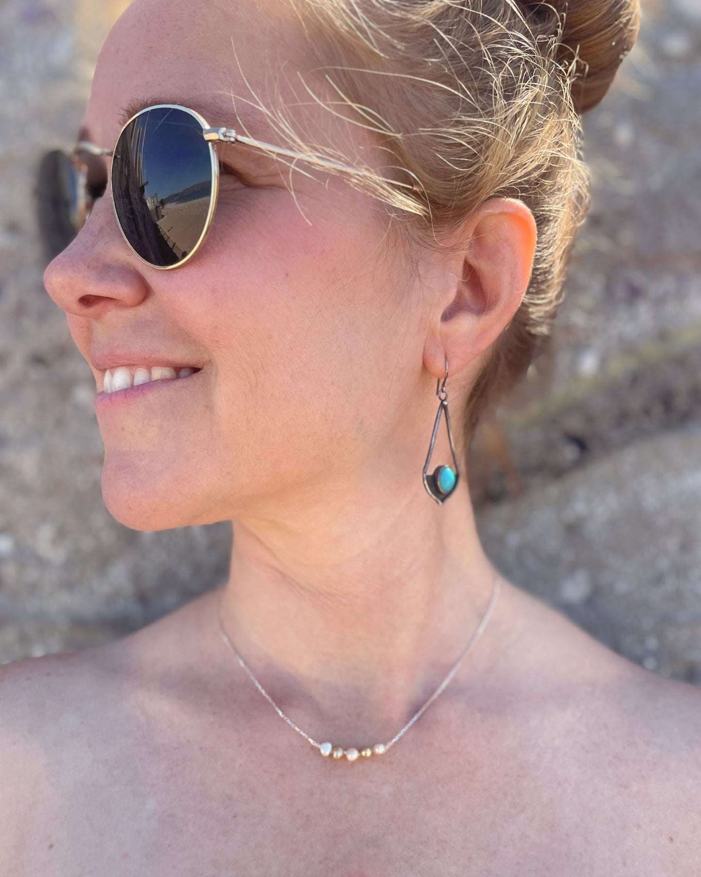 Pearl chain (size 16,54 in)