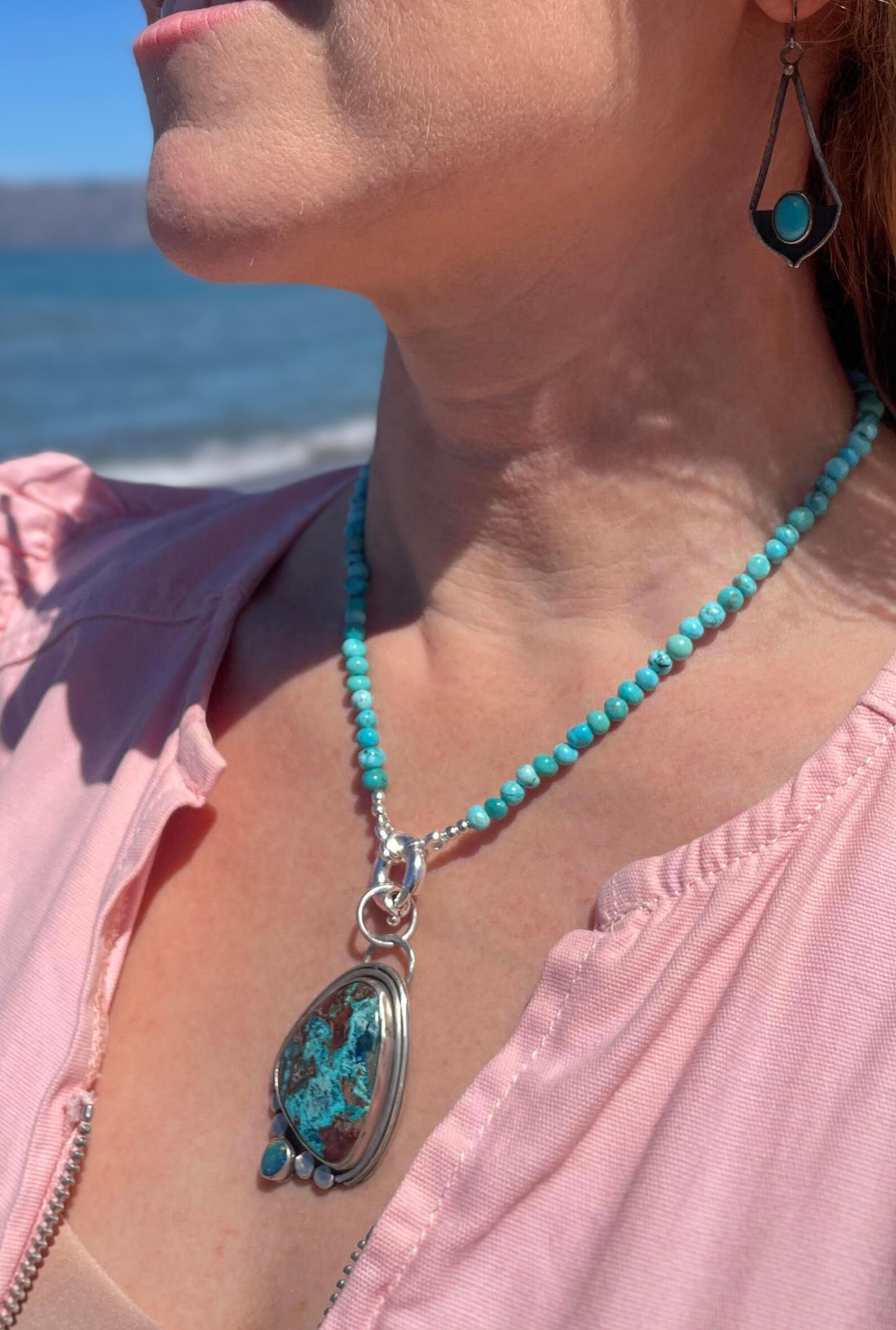 Mother Earth - Opal, Turquoise, Shattuckite (16in)