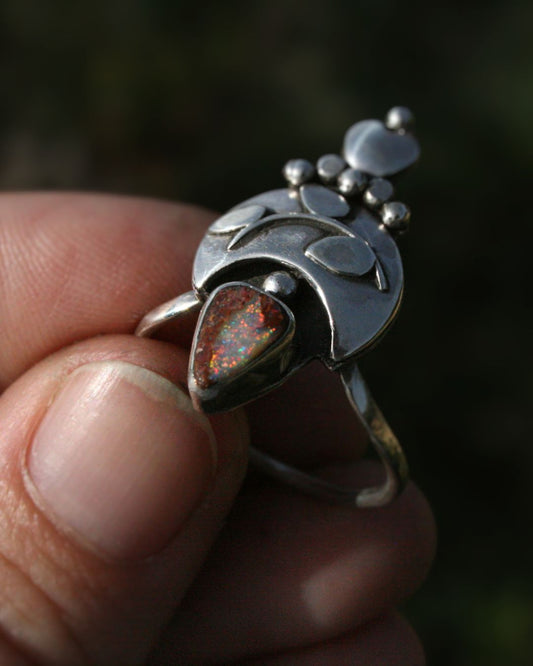 Pipe opal ring (size 8,5)