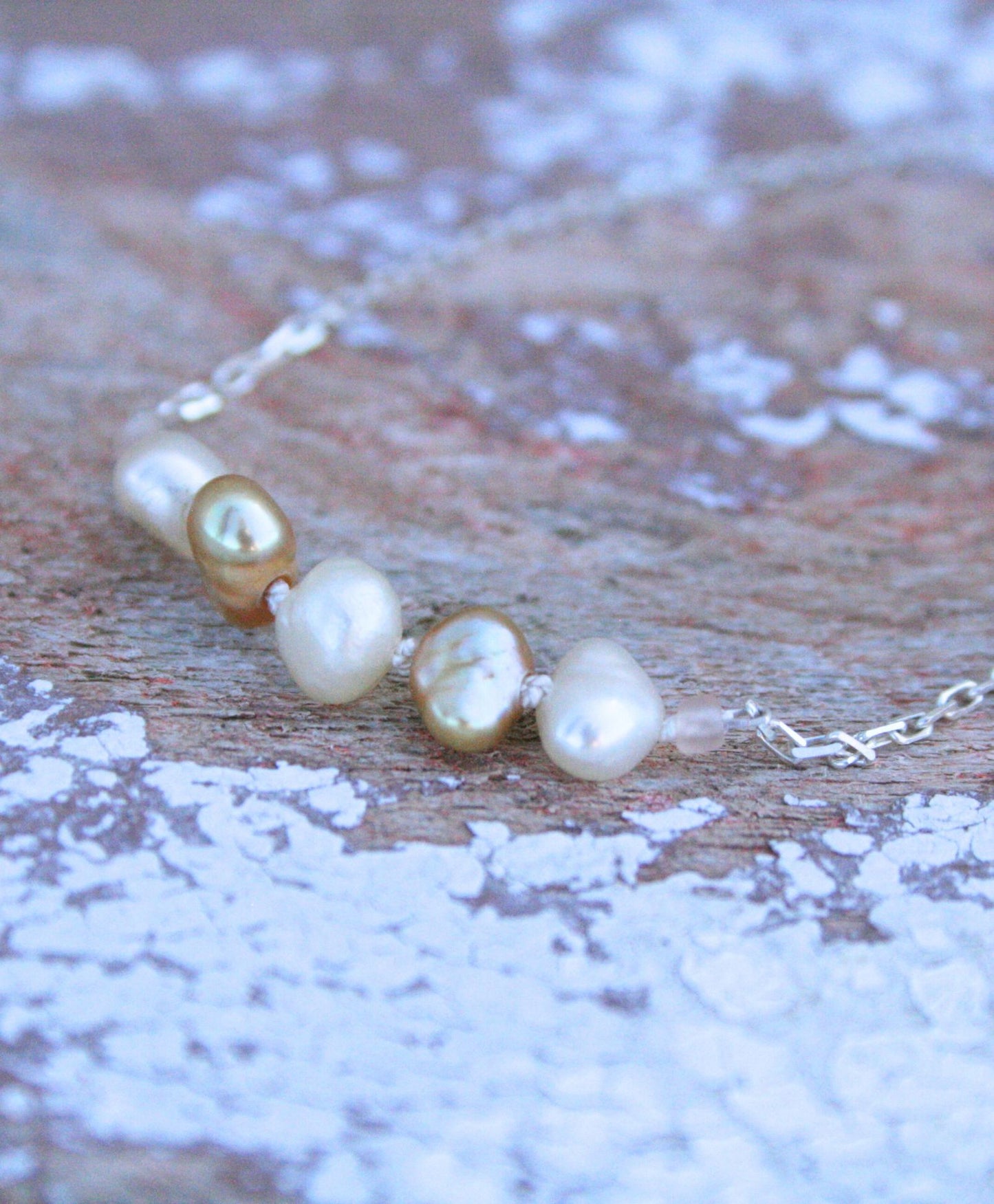 Pearl chain (size 16,54 in)