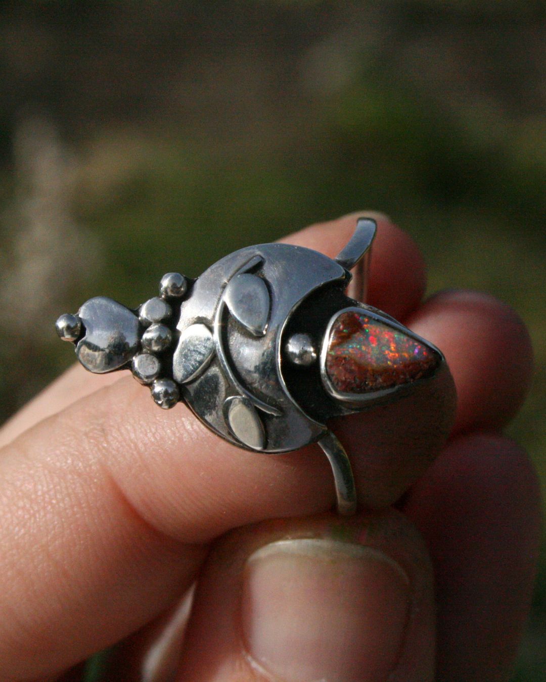 Pipe opal ring (size 8,5)