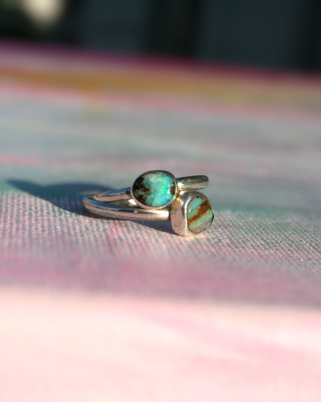 Pipe opal ring (size 8,5)