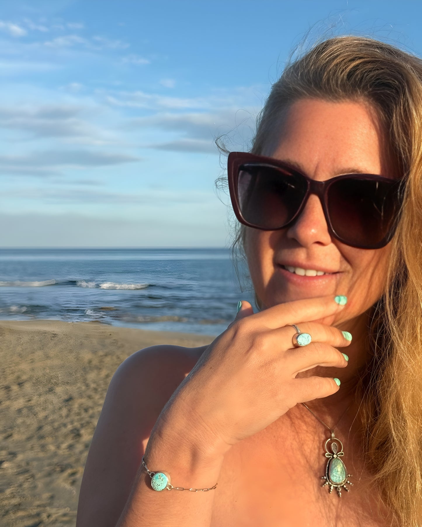 #8 Turquoisering - size 8