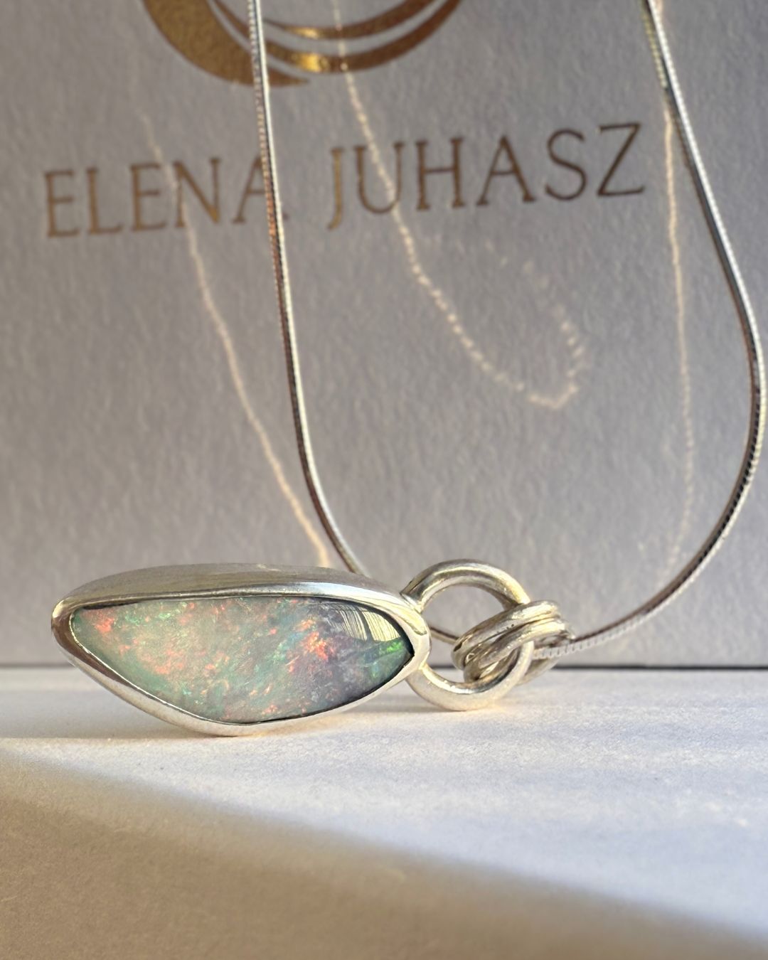 Unicorn boulder opal - 20in chain