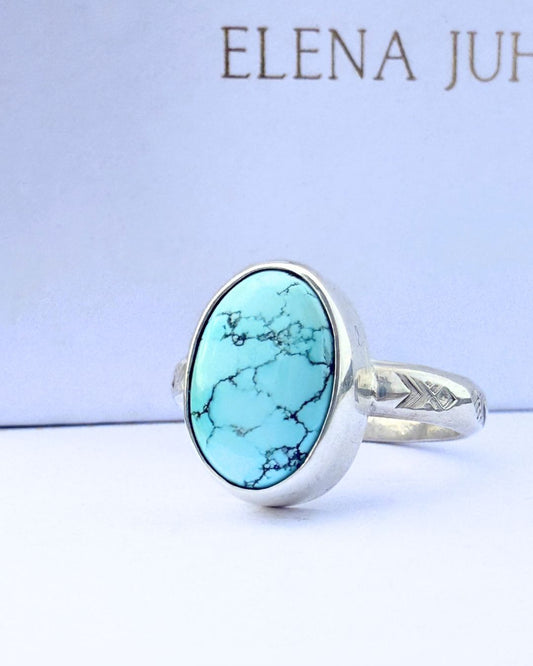 #8 Turquoisering - size 8