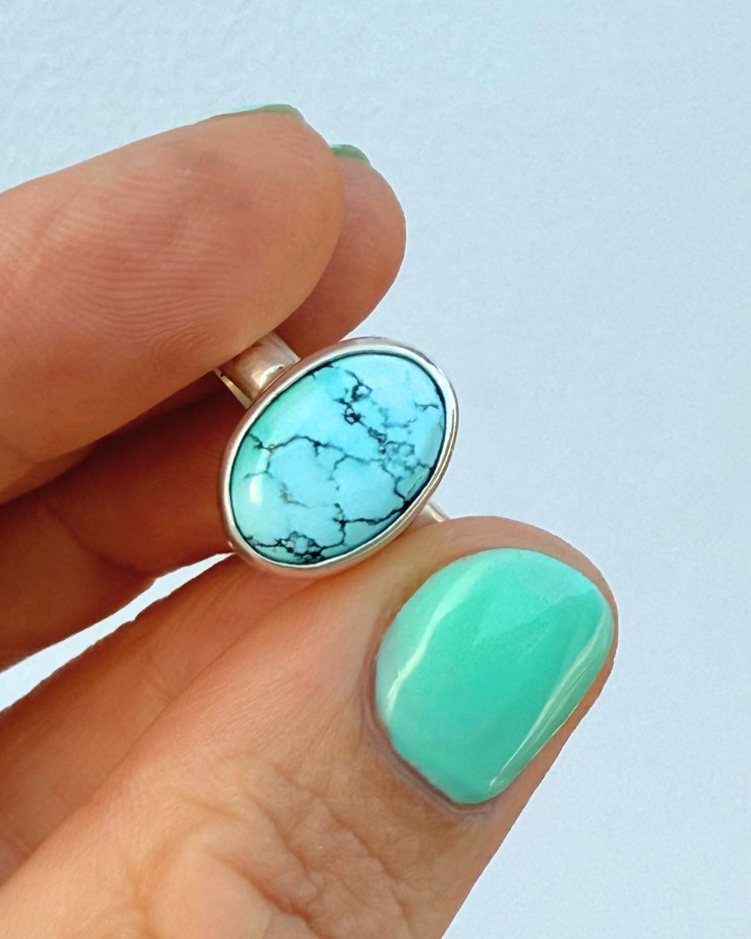 #8 Turquoisering - size 8