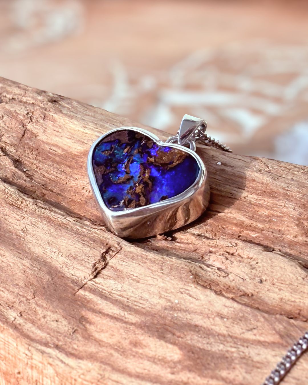 Opal Heart - necklace
