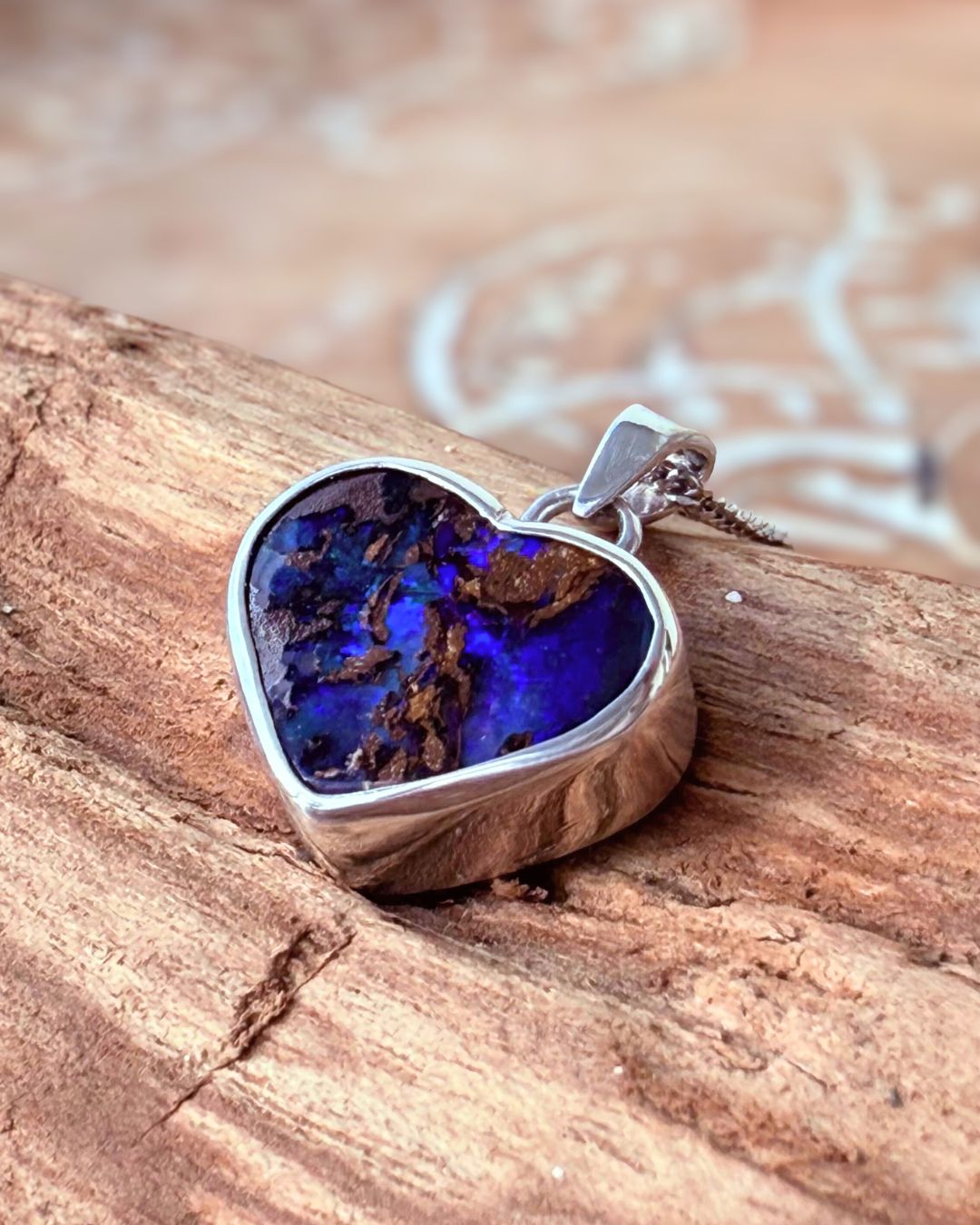 Opal Heart - necklace