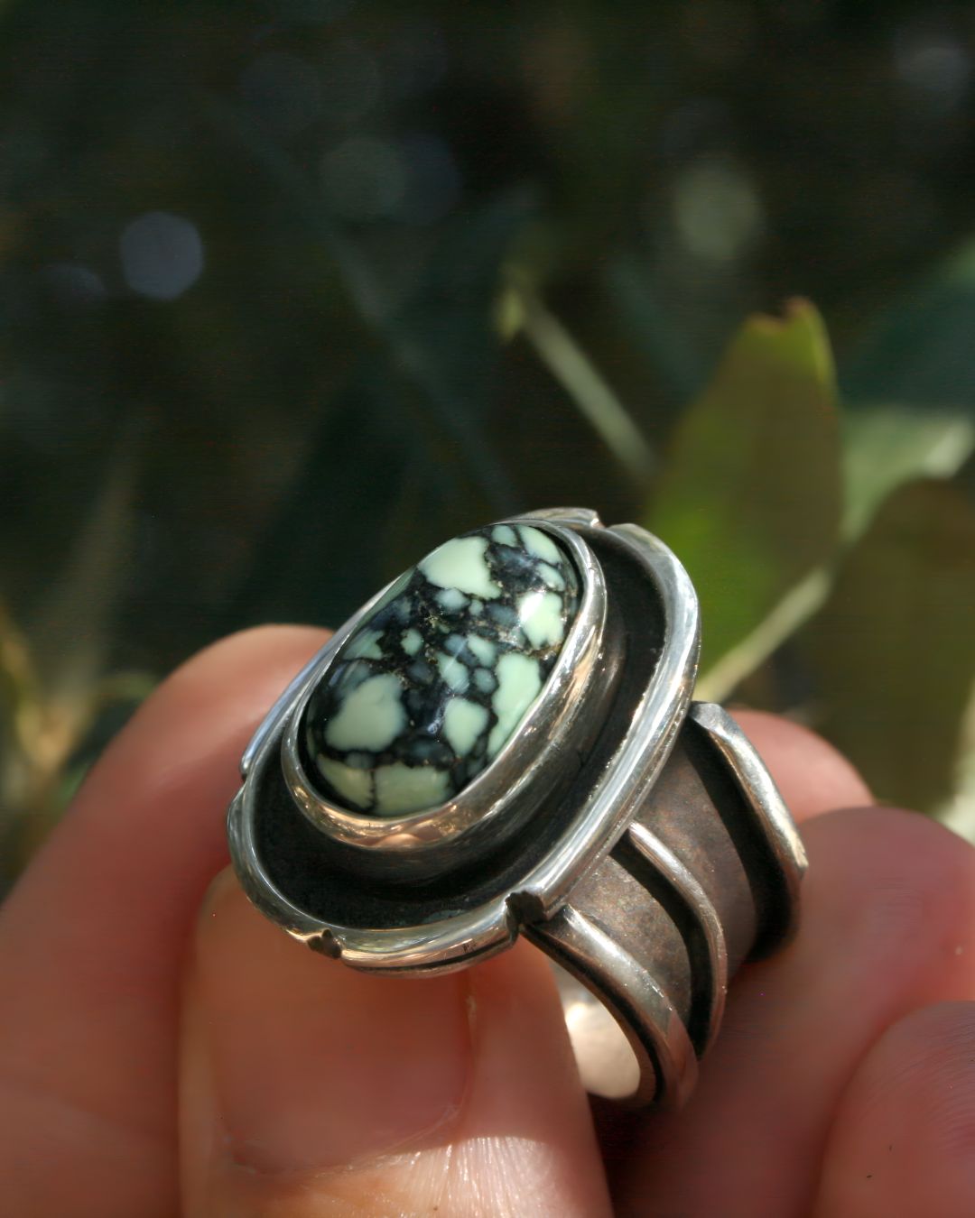 Nevada variscite - Angel Wings (size max 7,75)