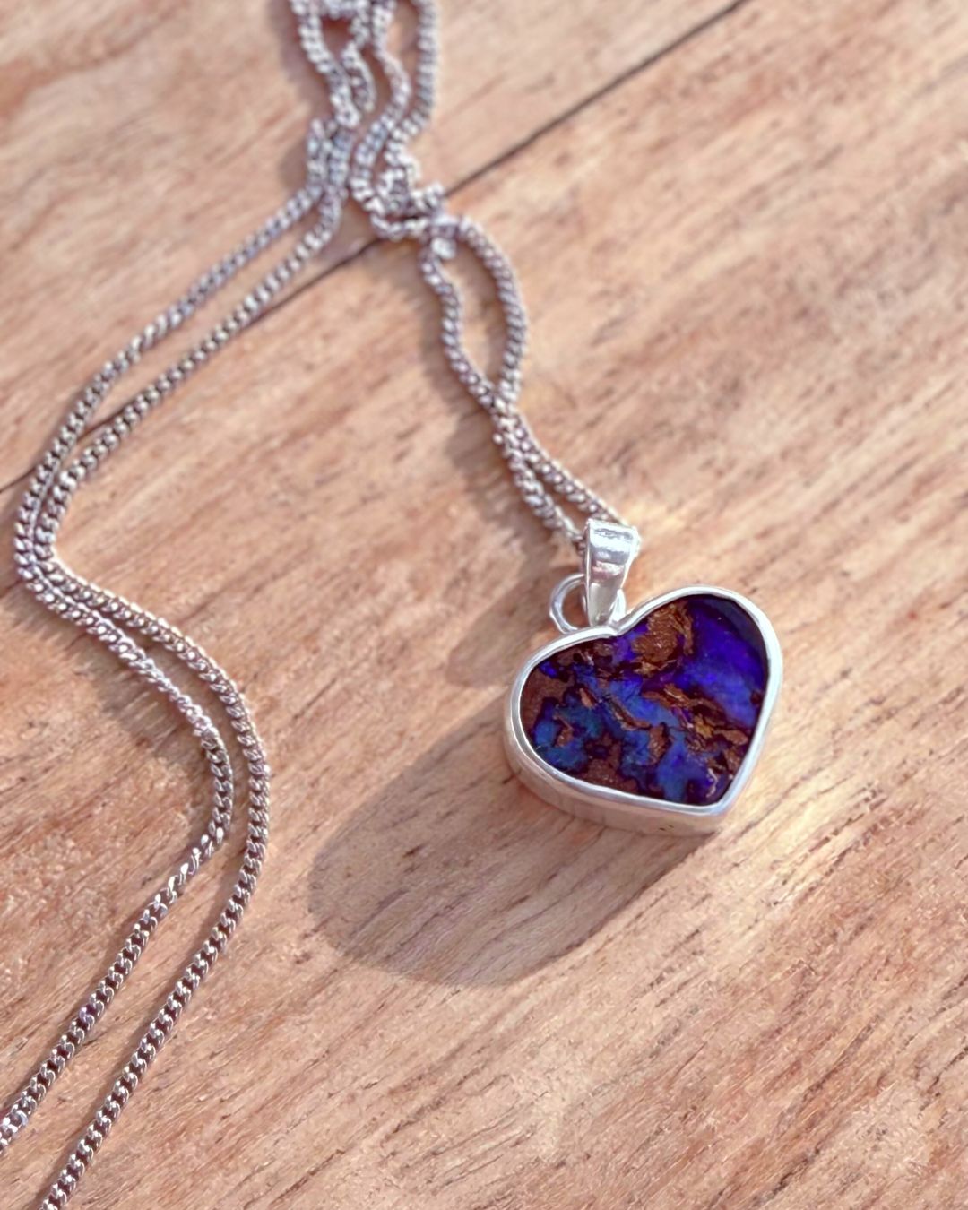 Opal Heart - necklace