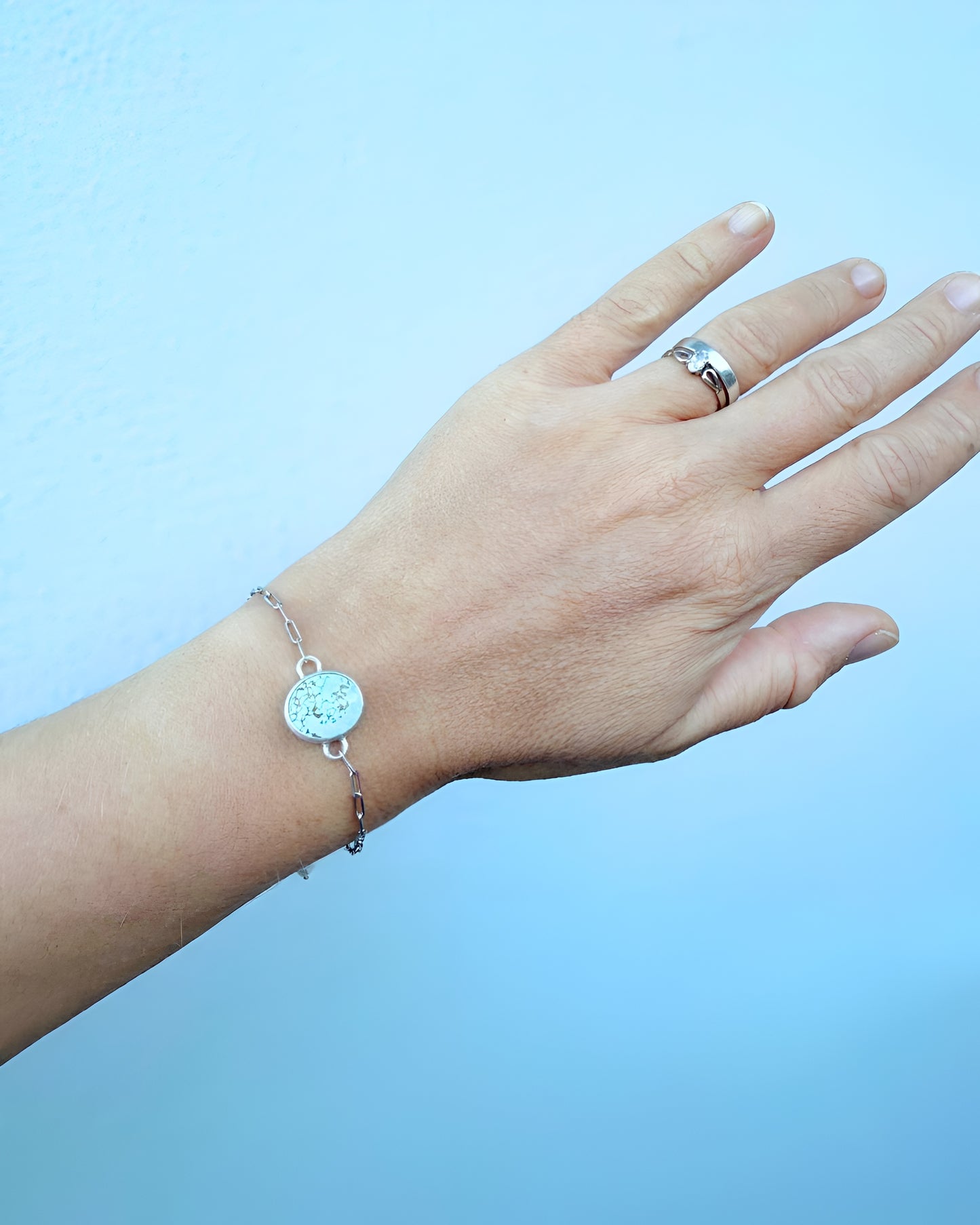 Nr. 8 turquoise - romantic bracelet