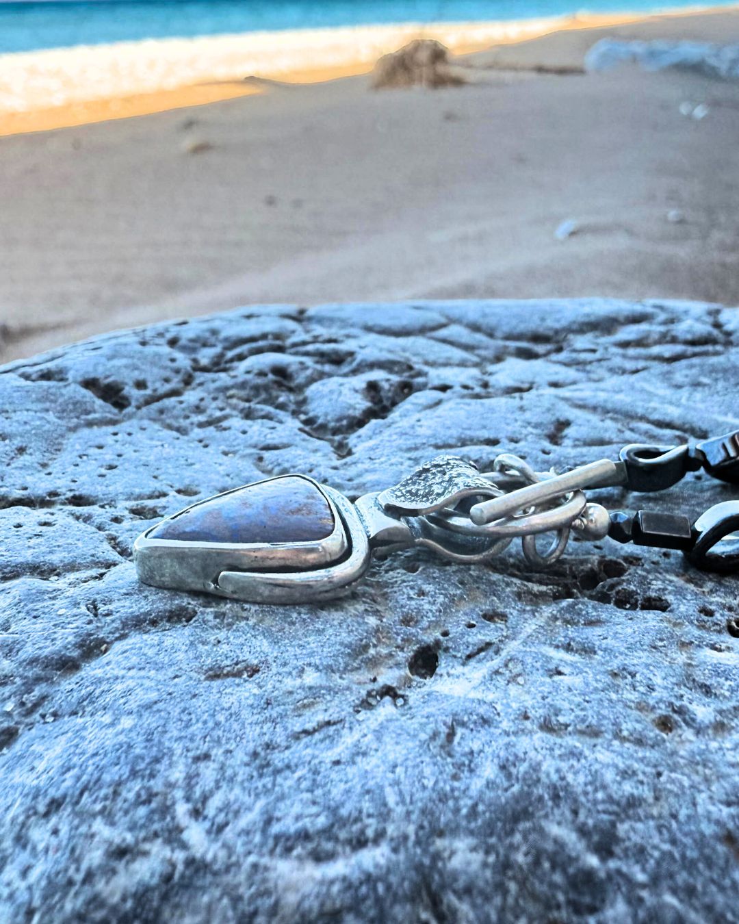 Australian Koroit opal - men’s necklace