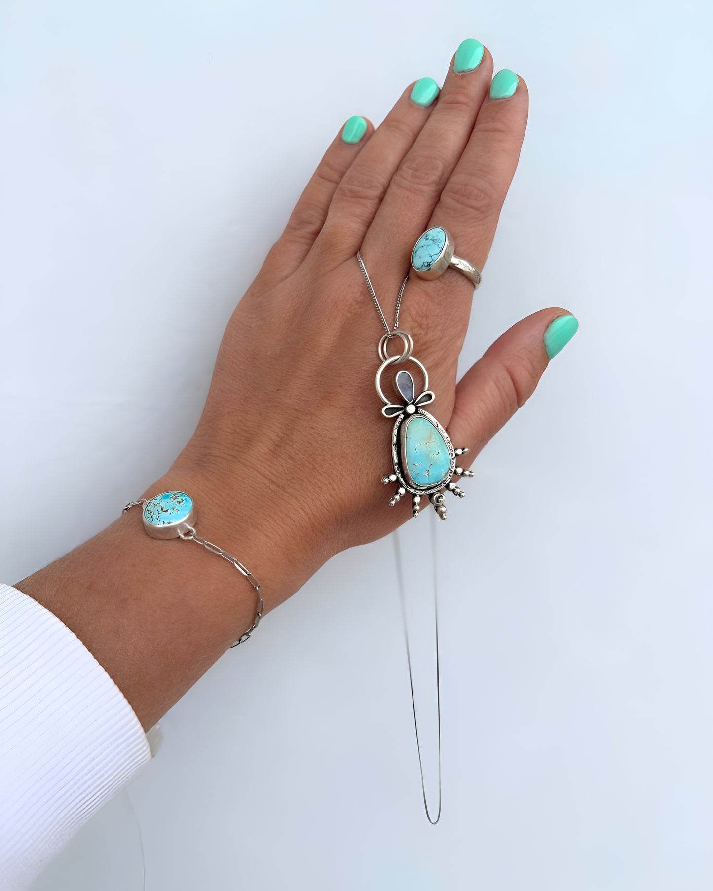 #8 Turquoisering - size 8