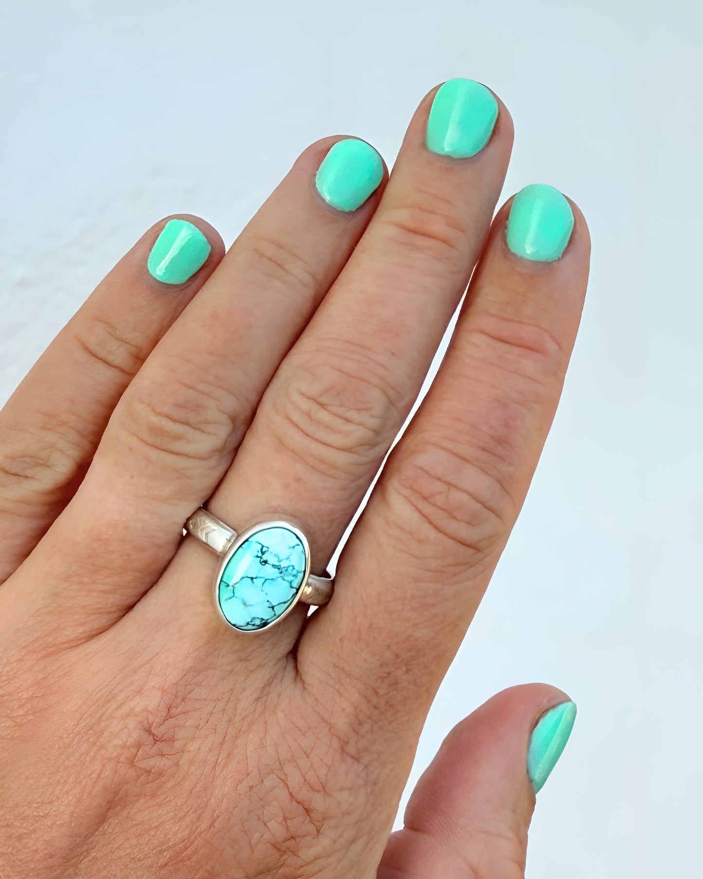 #8 Turquoisering - size 8