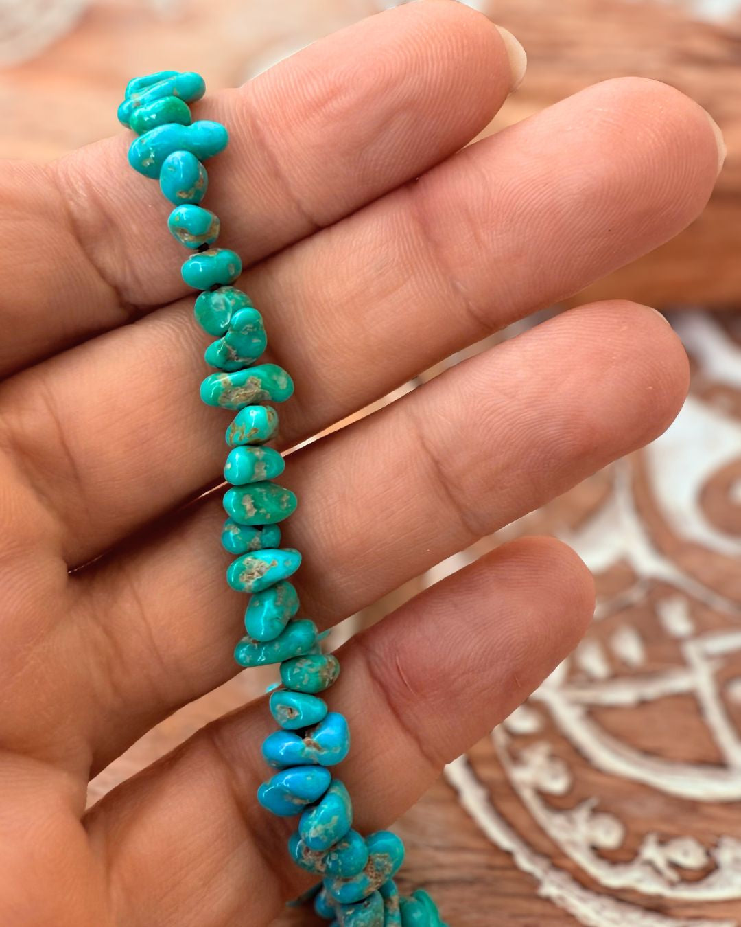Blue Ridge turquoise necklace - 16,5 inch