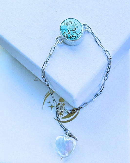 Nr. 8 turquoise - romantic bracelet